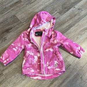 Like new toddler girls carhar thing zip up